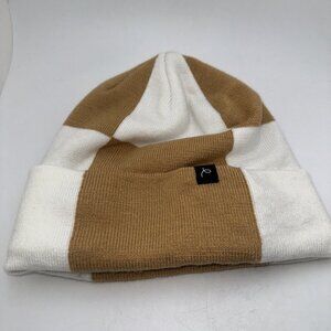 Brown And White Checker Beanie Target Brand Hat GR49
